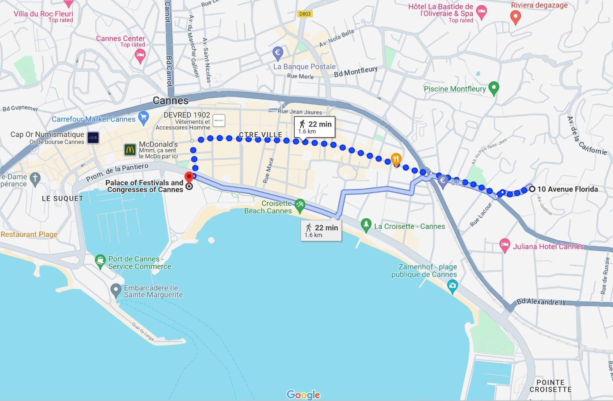 Cannes Studio Near Croisette Plage 外观 照片